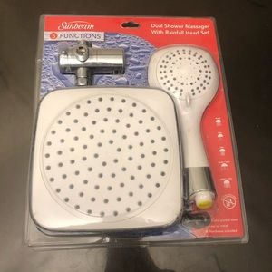 Sunbeam dual shower massager